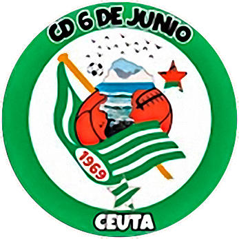 Escudo de C.D. 6 DE JUNIO (CEUTA-MELILLA)