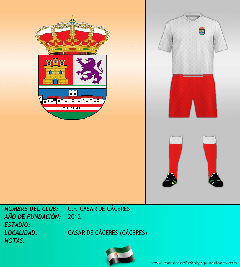 Escudo de C.F. CASAR DE CÁCERES