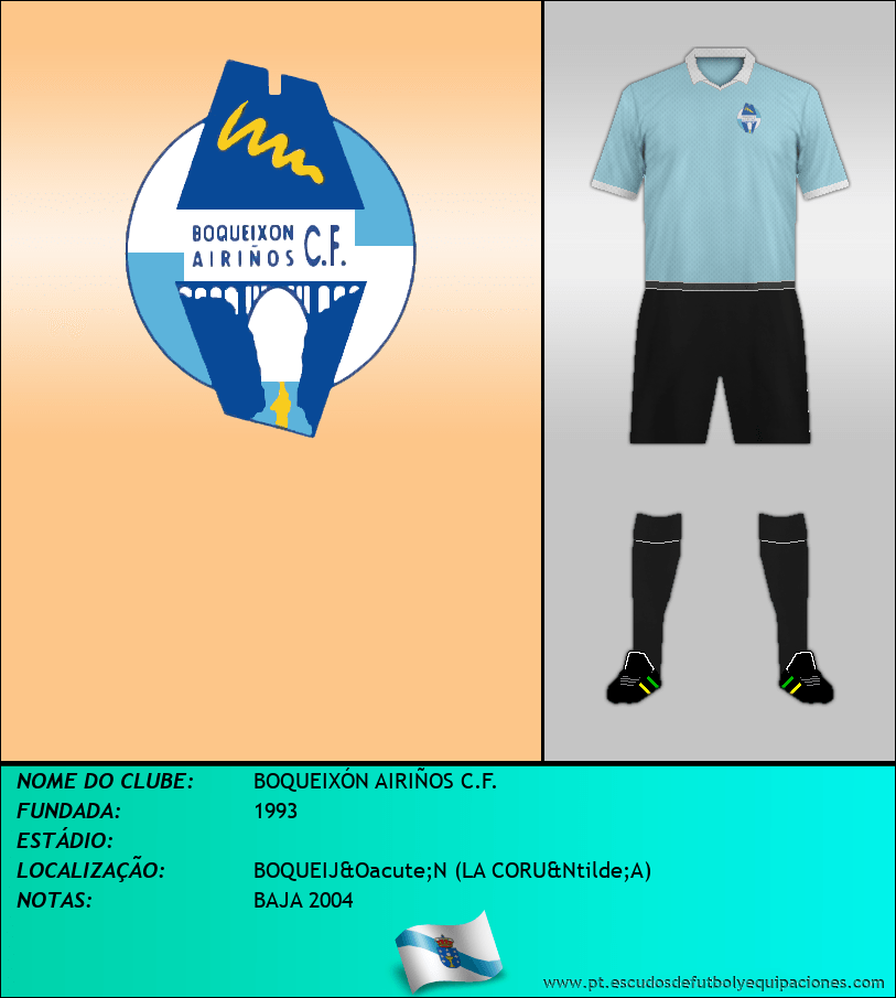 Escudo de BOQUEIXÓN AIRIÑOS C.F.
