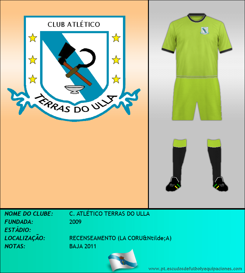 Escudo de C. ATLÉTICO TERRAS DO ULLA