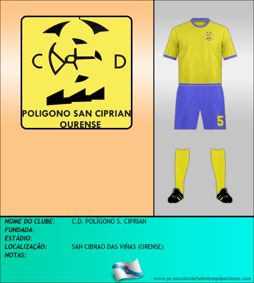 Escudo de C.D. POLÍGONO S. CIPRIAN