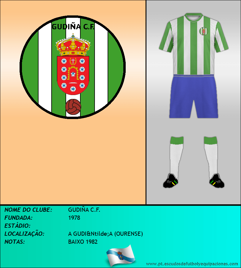 Escudo de GUDIÑA C.F.