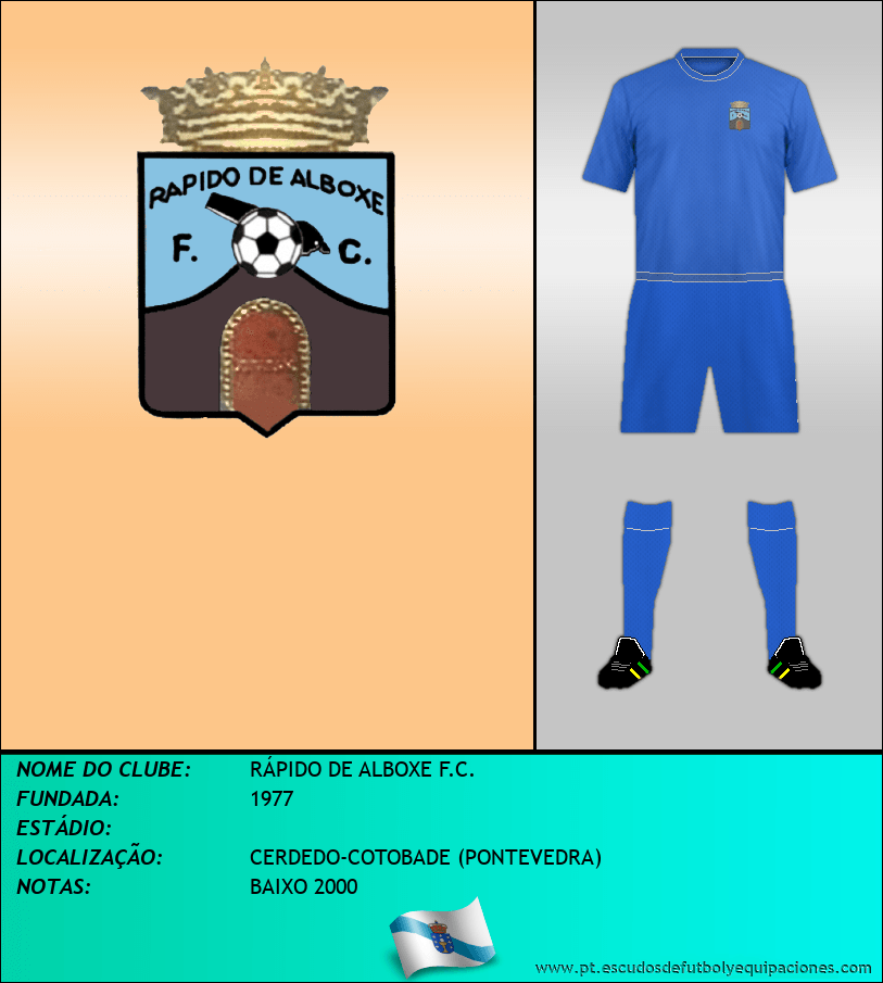 Escudo de RÁPIDO DE ALBOXE F.C.