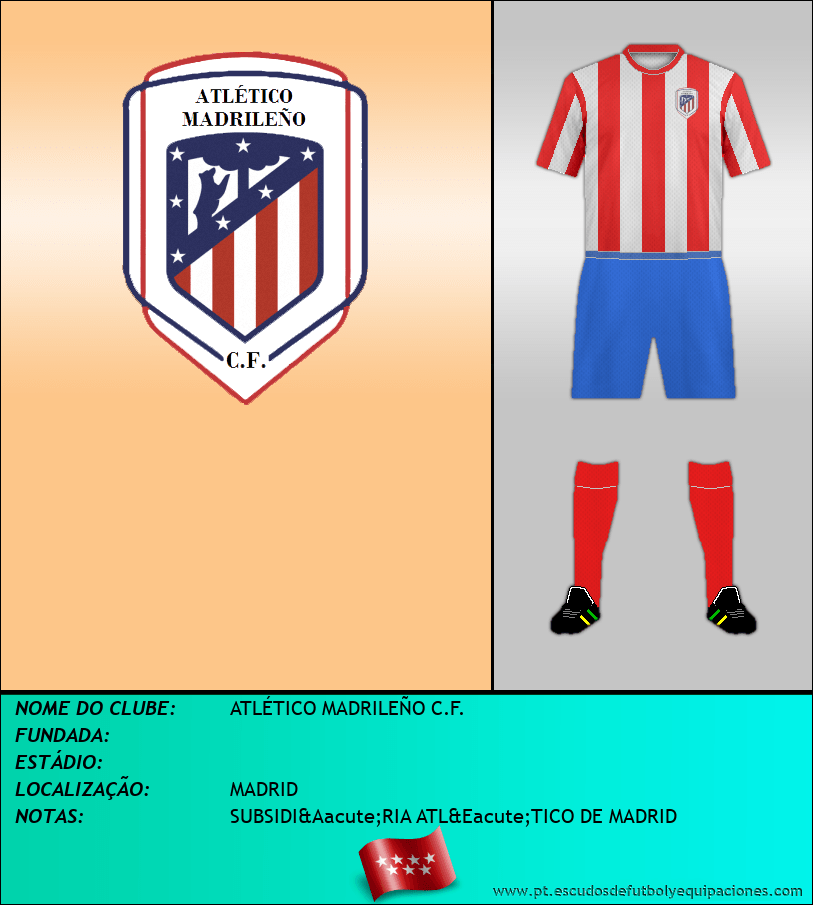 Escudo de ATLÉTICO MADRILEÑO C.F.