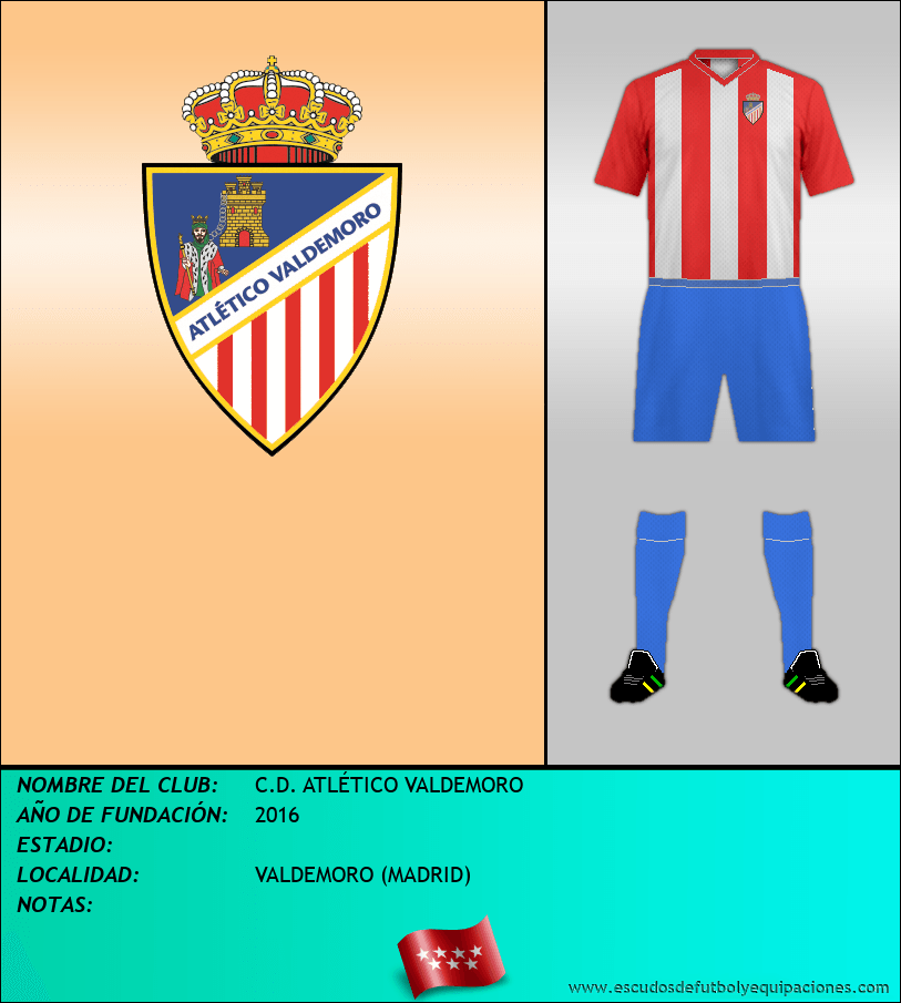 Escudo de C.D. ATLÉTICO VALDEMORO