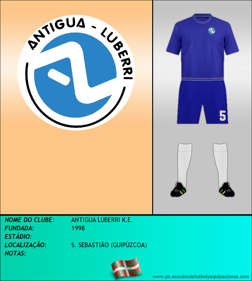 Escudo de ANTIGUA LUBERRI K.E.
