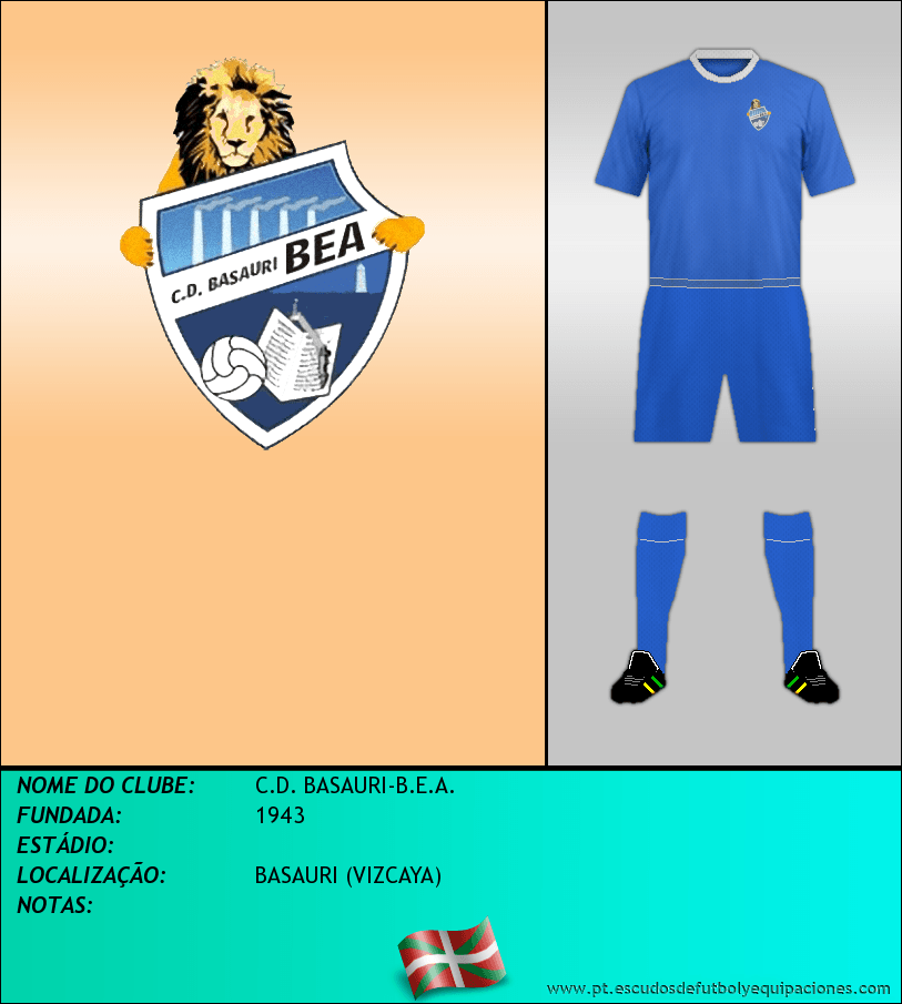 Escudo de C.D. BASAURI-B.E.A.