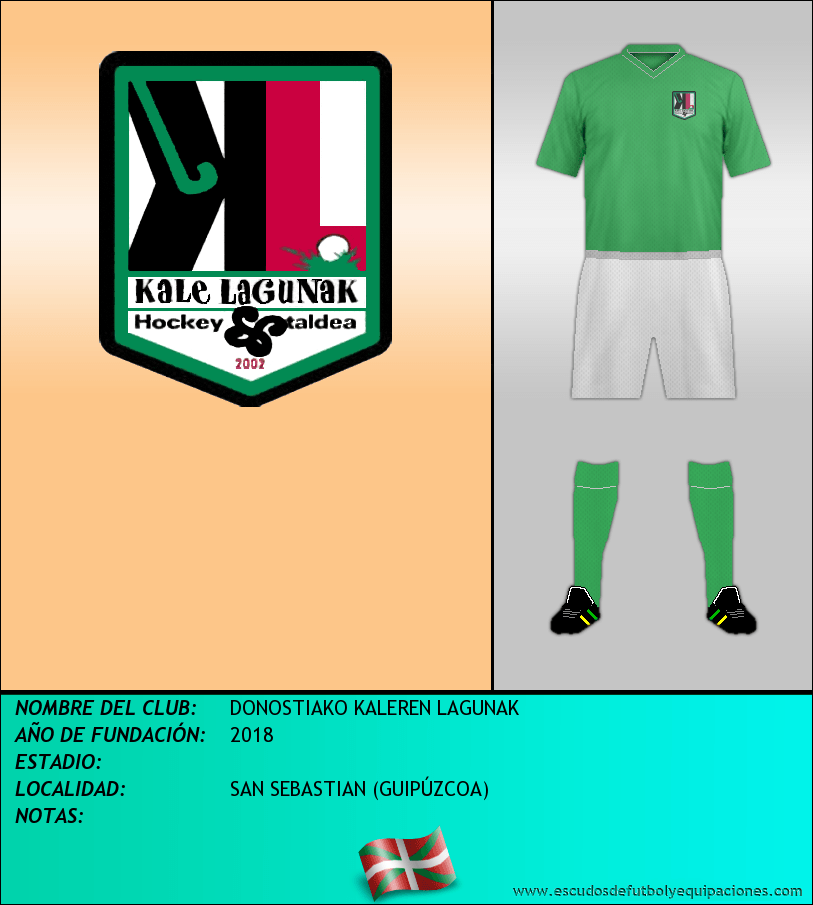 Escudo de DONOSTIAKO KALEREN LAGUNAK