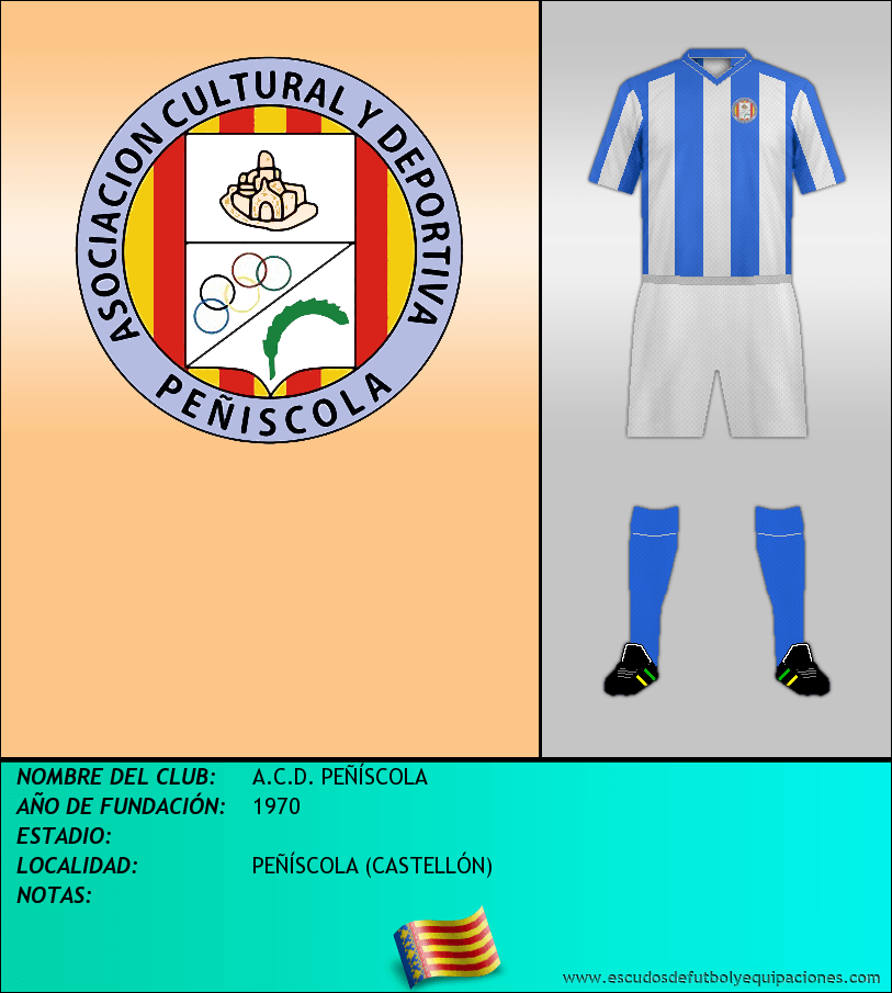Escudo de A.C.D. PEÑÍSCOLA