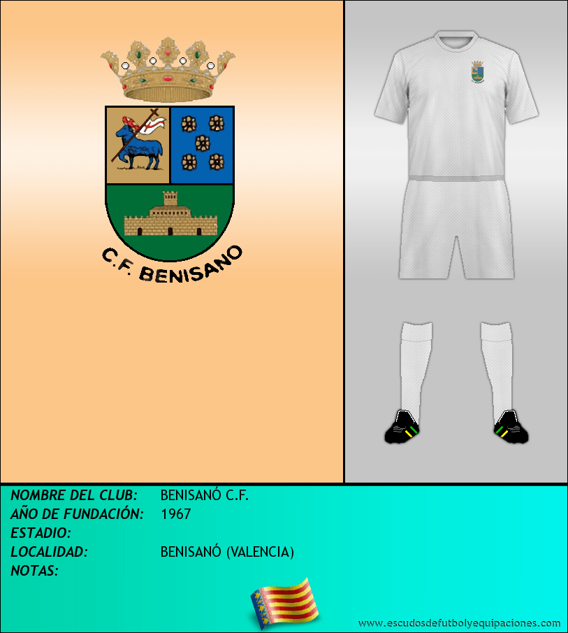 Escudo de BENISANÓ C.F.