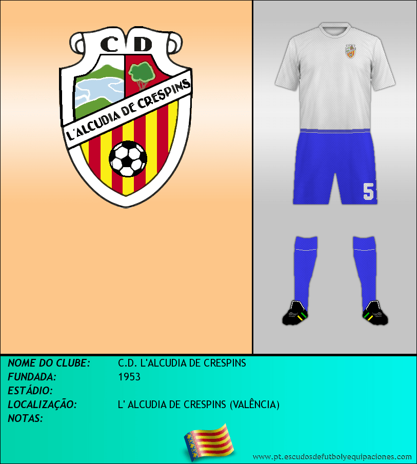 Escudo de C.D. L'ALCUDIA DE CRESPINS