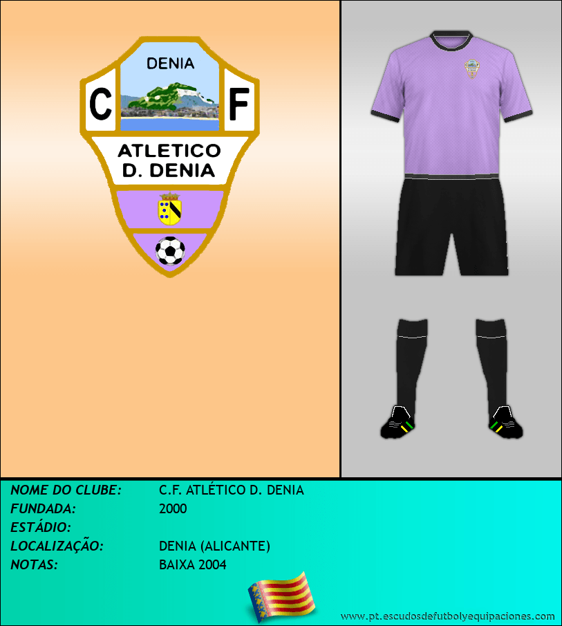 Escudo de C.F. ATLÉTICO D. DENIA