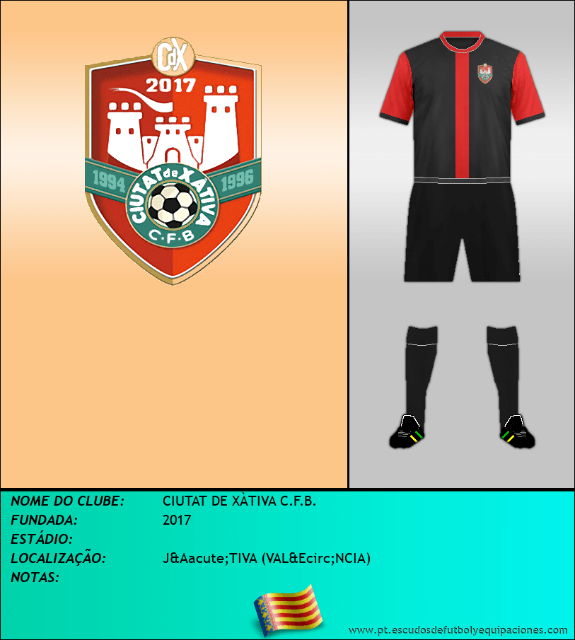 Escudo de CIUTAT DE XÀTIVA C.F.B.