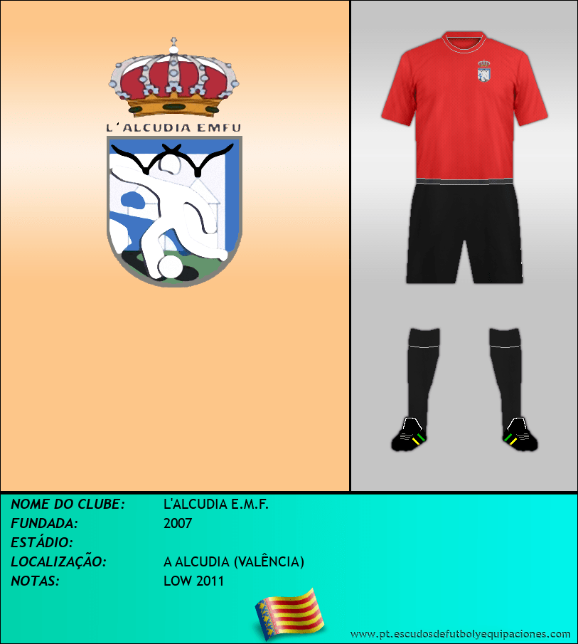 Escudo de L'ALCUDIA E.M.F.