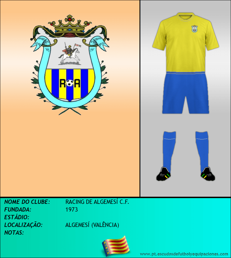 Escudo de RACING DE ALGEMESÍ C.F.