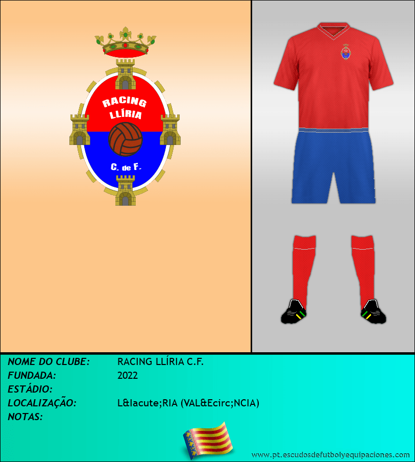 Escudo de RACING LLÍRIA C.F.
