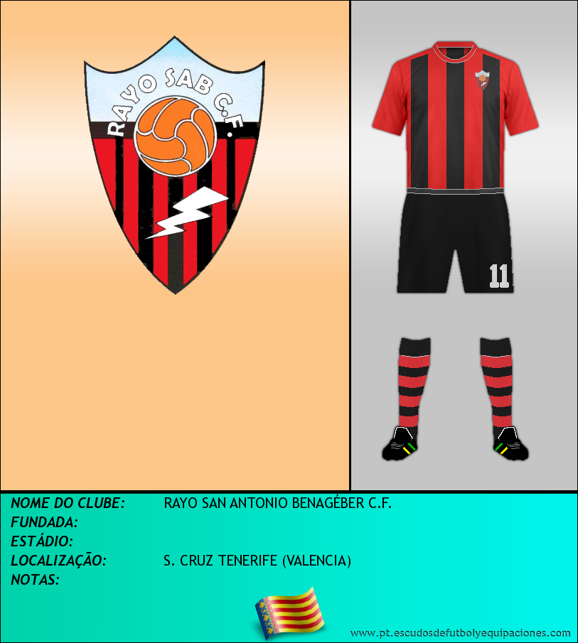 Escudo de RAYO SAN ANTONIO BENAGÉBER C.F.