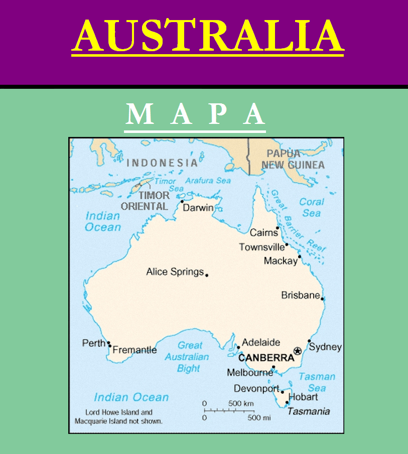Escudo de MAPA DE AUSTRALIA