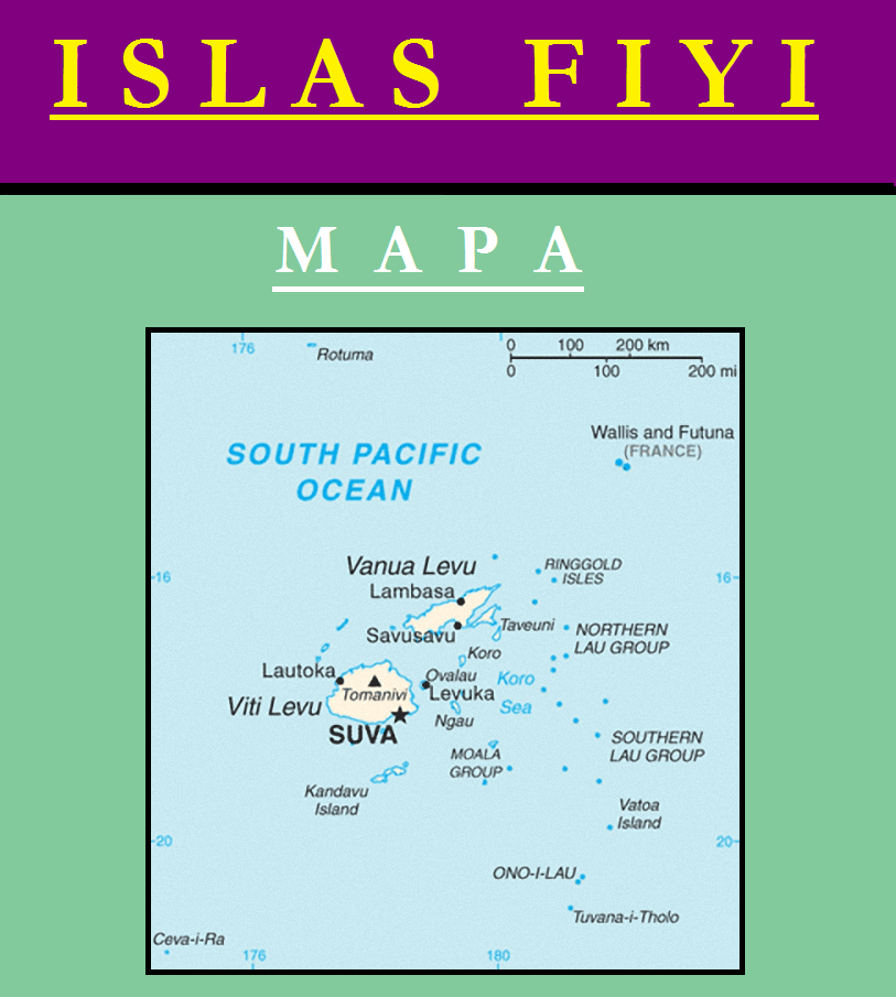 Escudo de MAPA DE ISLAS FIYI