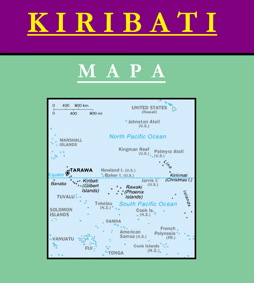 Escudo de MAPA DE KIRIBATI