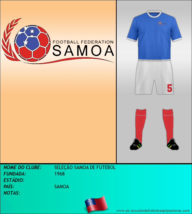 Escudo de SELECCIÓN DE SAMOA