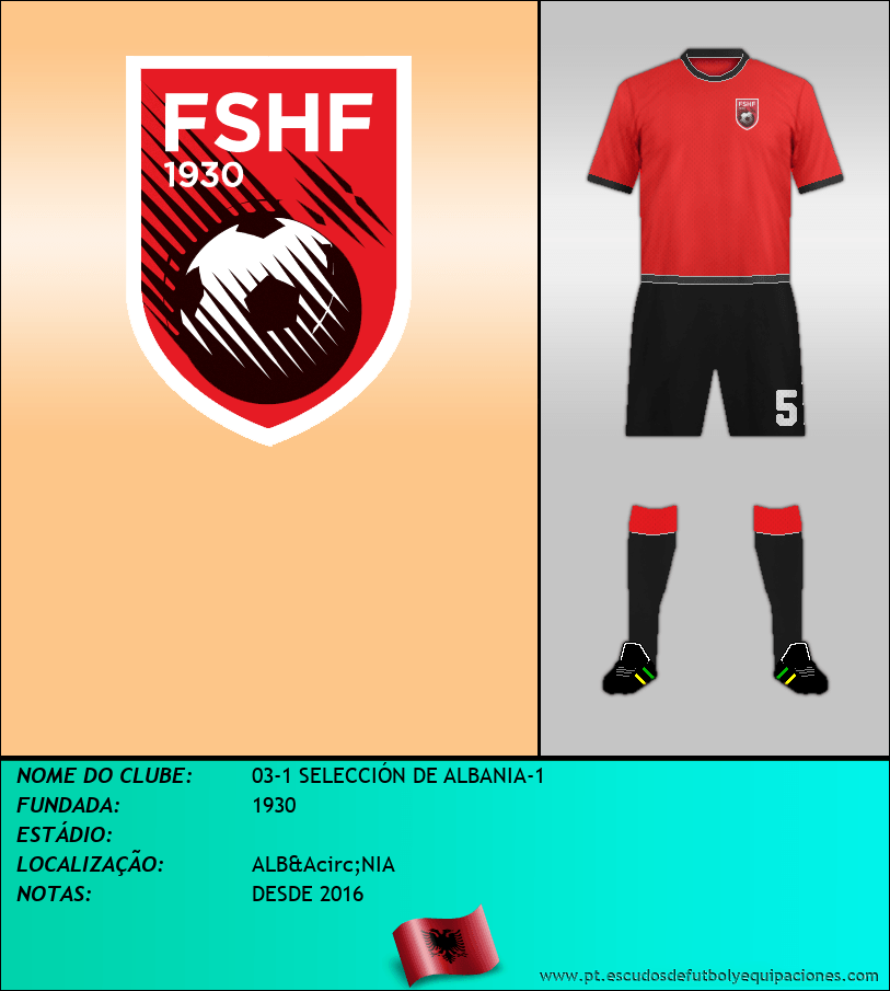 Escudo de 03-1 SELECCIÓN DE ALBANIA-1