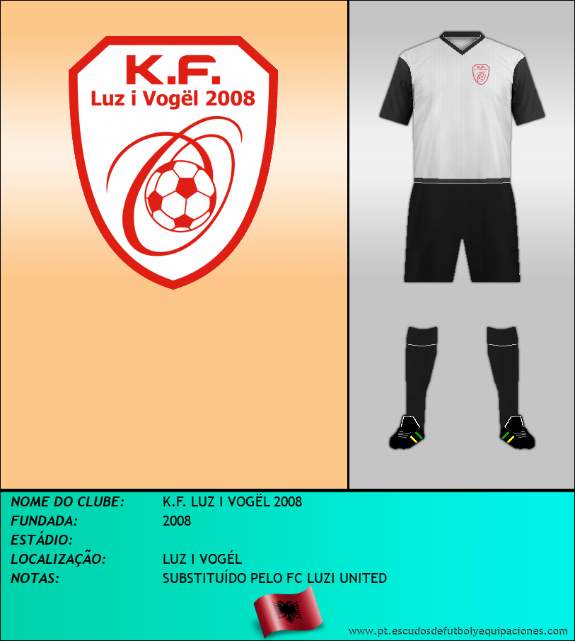Escudo de K.F. LUZ I VOGËL 2008
