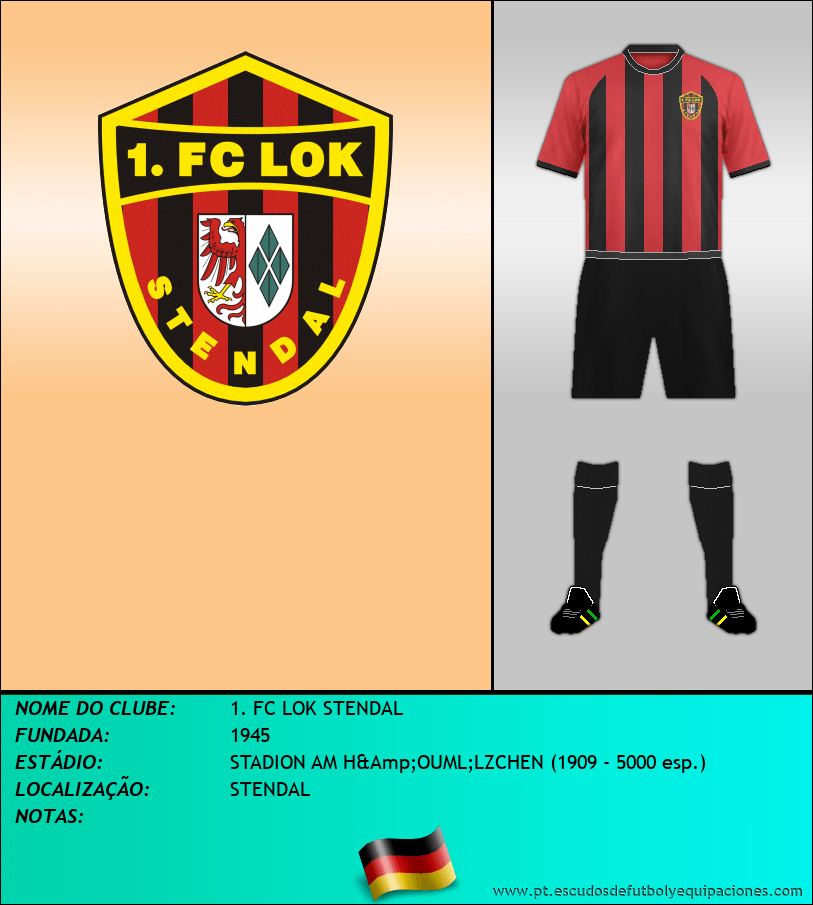 Escudo de 1. FC LOK STENDAL