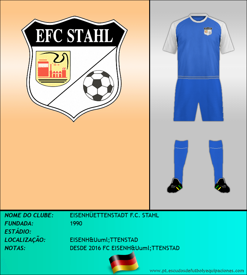 Escudo de EISENHÜETTENSTADT F.C. STAHL