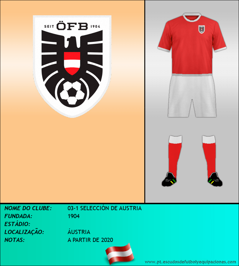 Escudo de 03-1 SELECCIÓN DE AUSTRIA