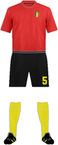 Equipación SELECCIÓN DE BÉLGICA