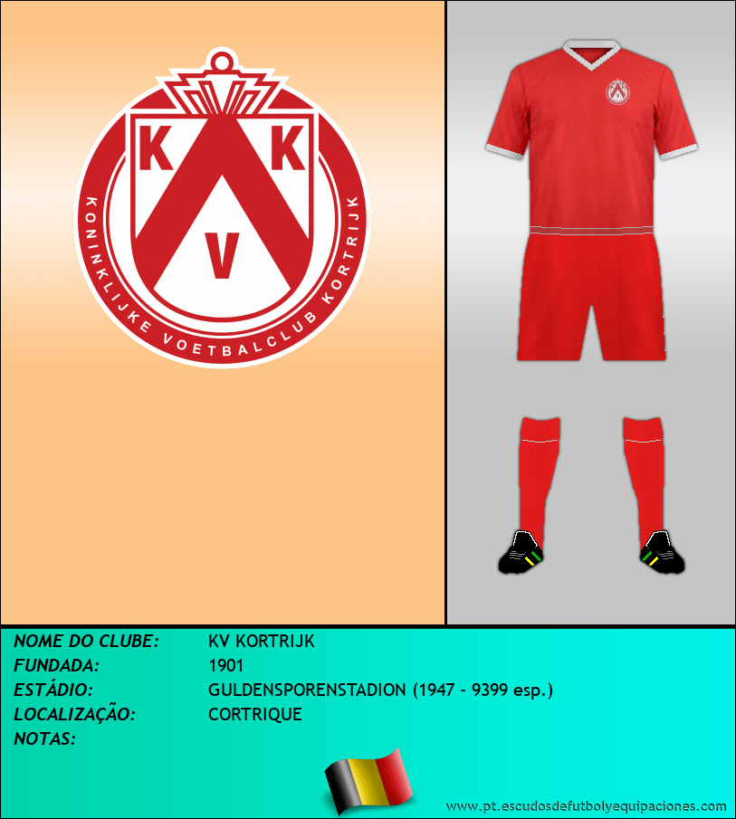 Escudo de KV KORTRIJK