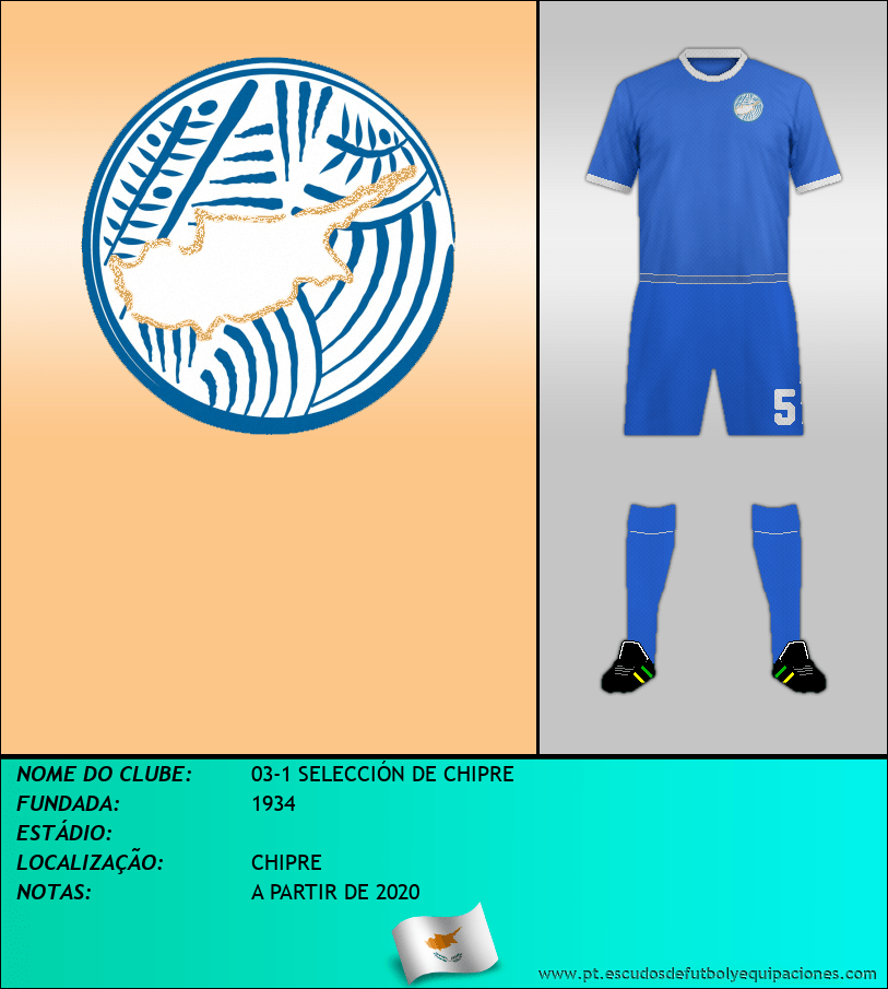 Escudo de 03-1 SELECCIÓN DE CHIPRE