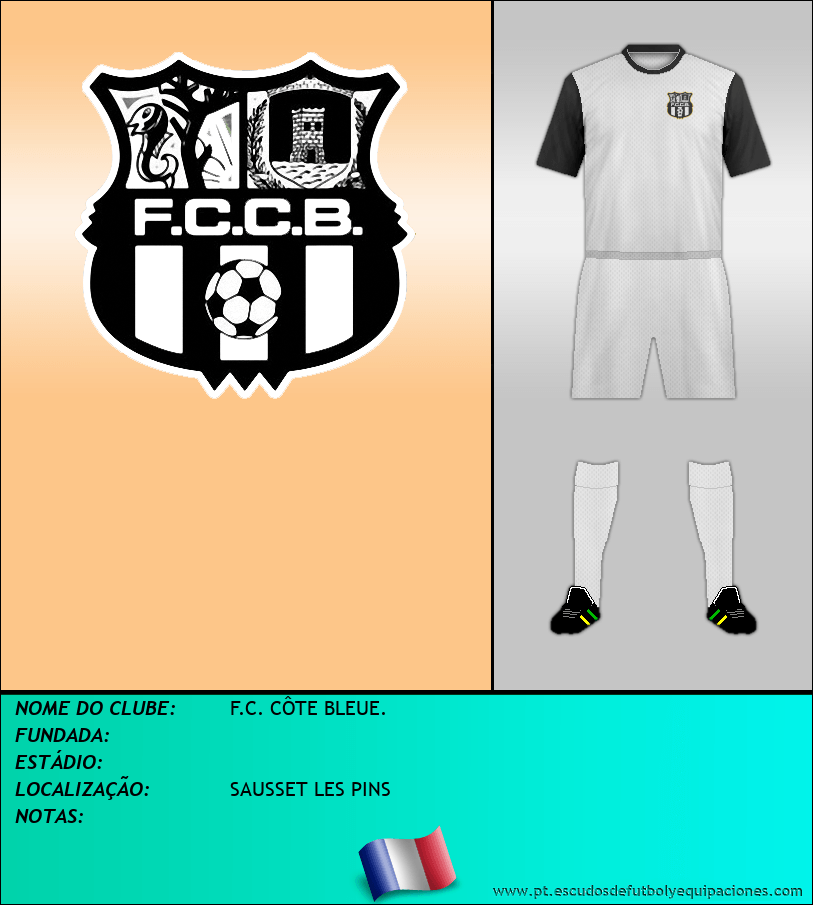 Escudo de F.C. CÔTE BLEUE.