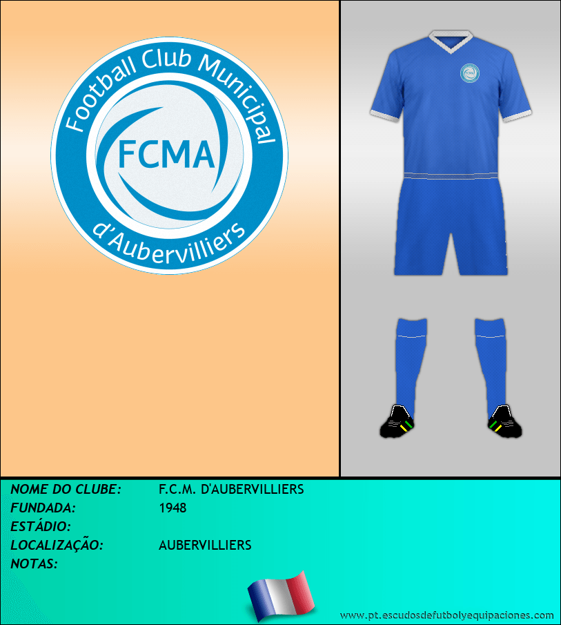 Escudo de F.C.M. D'AUBERVILLIERS