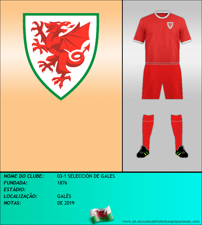 Escudo de 03-1 SELECCIÓN DE GALES