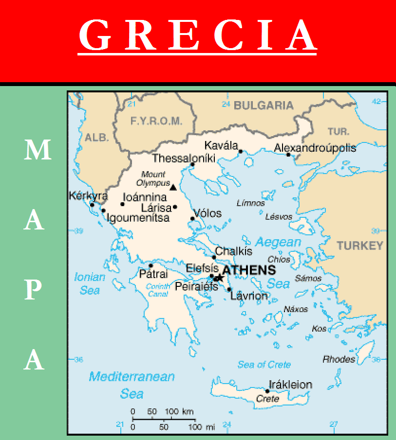 Escudo de MAPA DE GRECIA