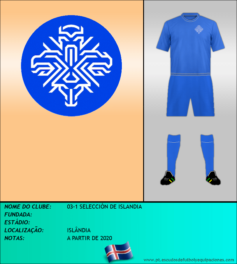 Escudo de 03-1 SELECCIÓN DE ISLANDIA