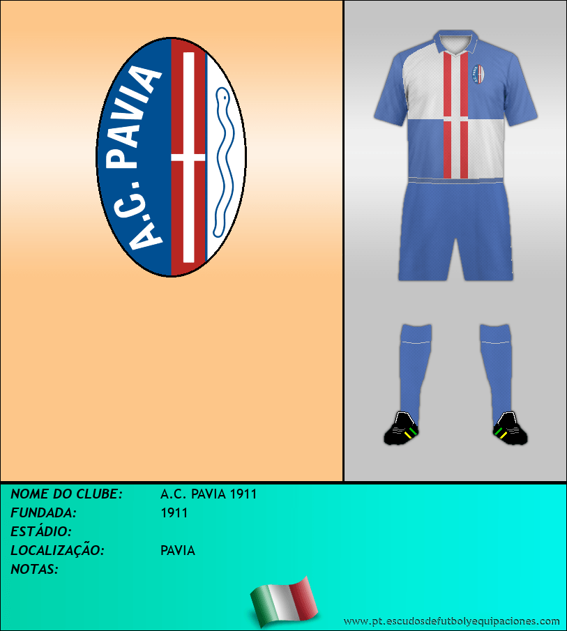 Escudo de A.C. PAVIA 1911
