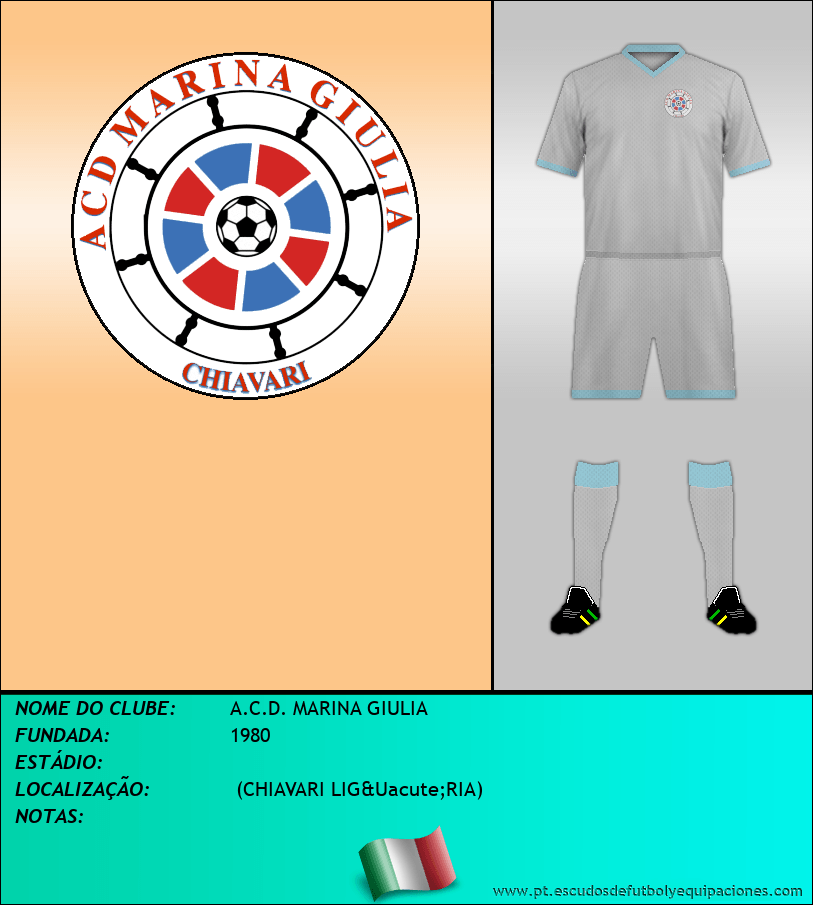 Escudo de A.C.D. MARINA GIULIA