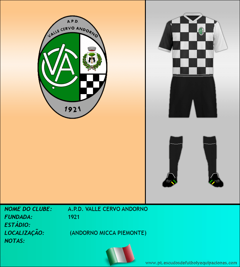 Escudo de A.P.D. VALLE CERVO ANDORNO