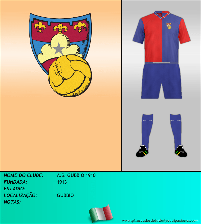 Escudo de A.S. GUBBIO 1910