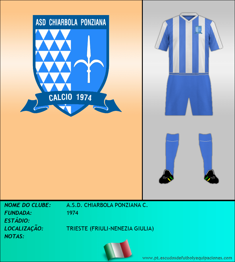Escudo de A.S.D. CHIARBOLA PONZIANA C.