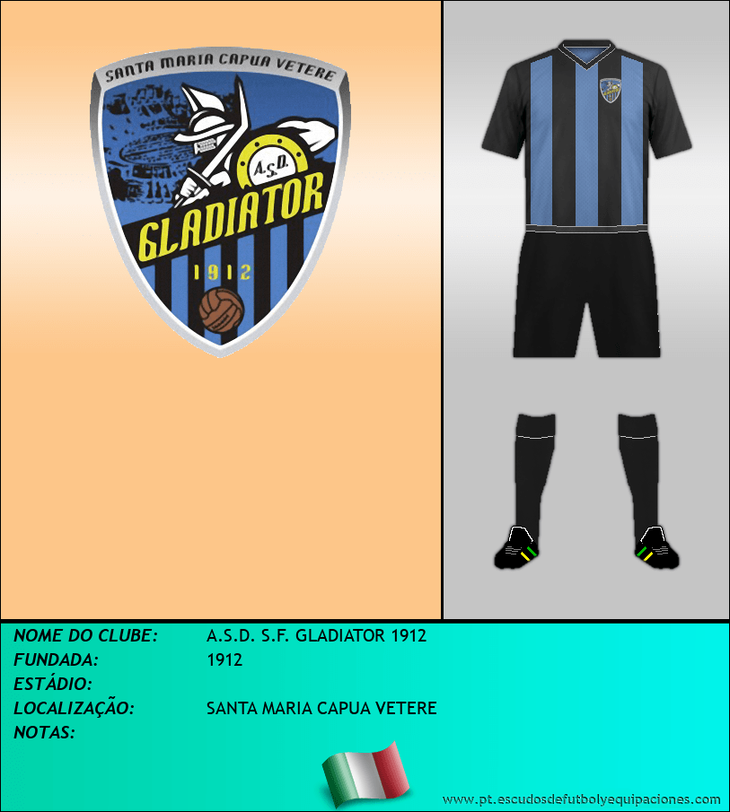 Escudo de A.S.D. S.F. GLADIATOR 1912