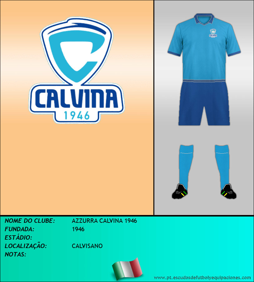Escudo de AZZURRA CALVINA 1946