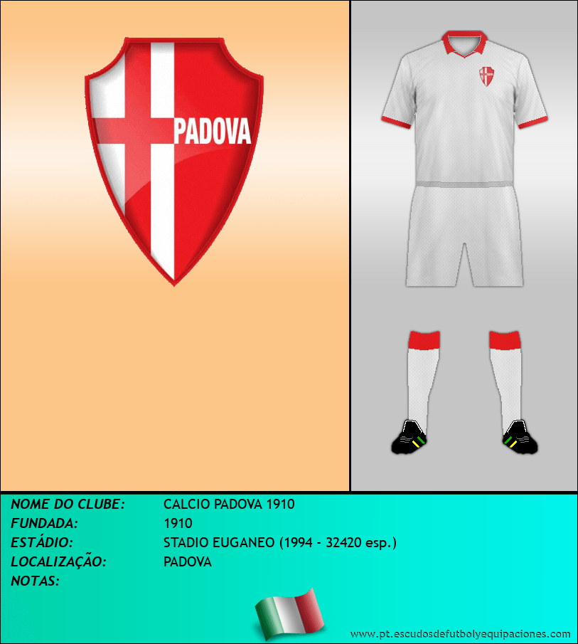 Escudo de CALCIO PADOVA 1910