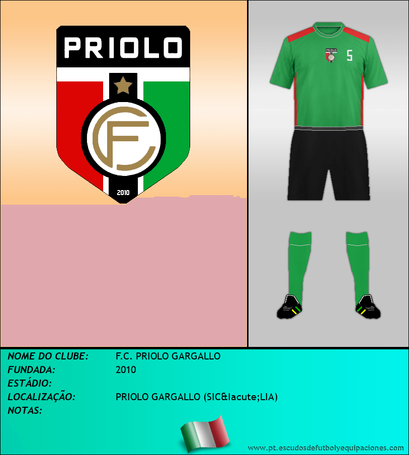 Escudo de F.C. PRIOLO GARGALLO