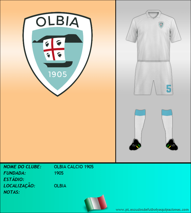 Escudo de OLBIA CALCIO 1905