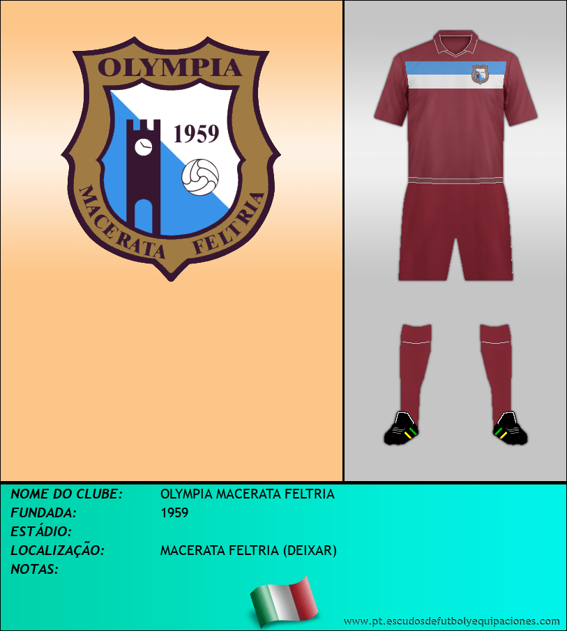 Escudo de OLYMPIA MACERATA FELTRIA