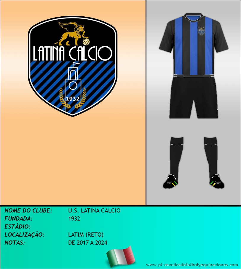 Escudo de U.S. LATINA CALCIO